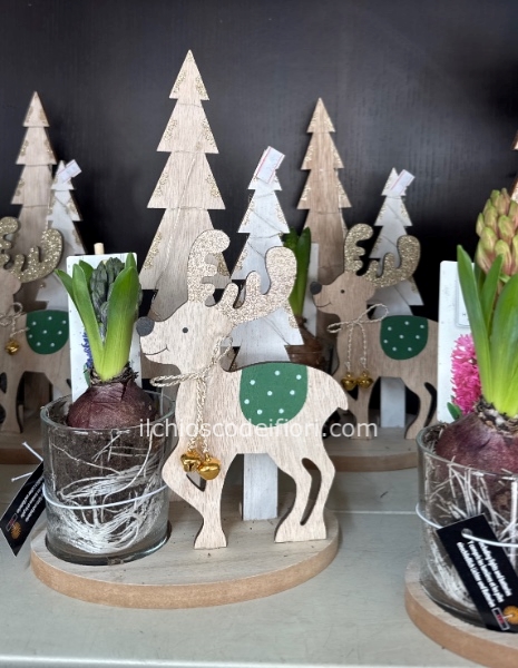 Composizione legno luci Giacinto 