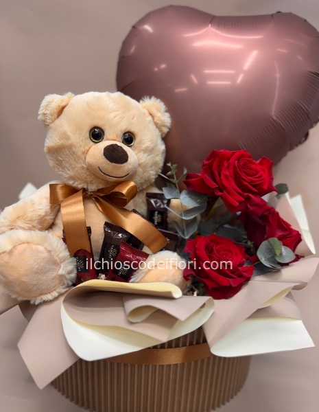 Max box peluche rose