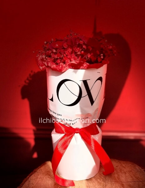 Love bouquet tre rose